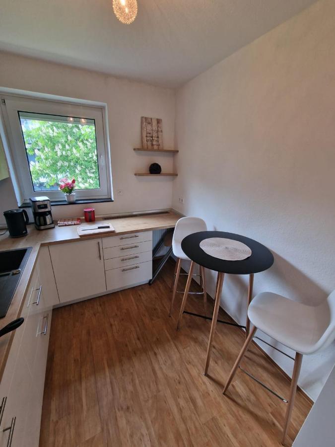 Ecocube Apartment2 Meppen14, Balkon, Kueche, Waschmaschine Bagian luar foto