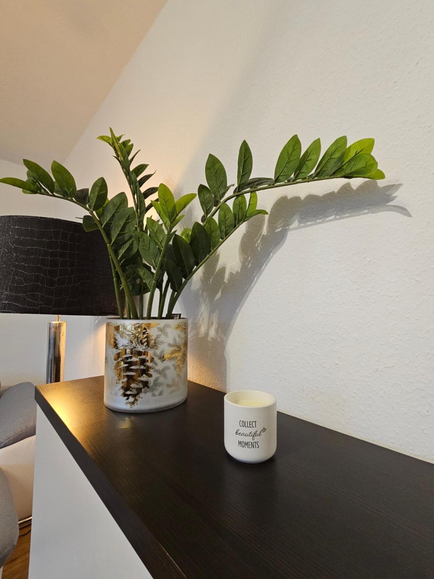 Ecocube Apartment2 Meppen14, Balkon, Kueche, Waschmaschine Ruang foto